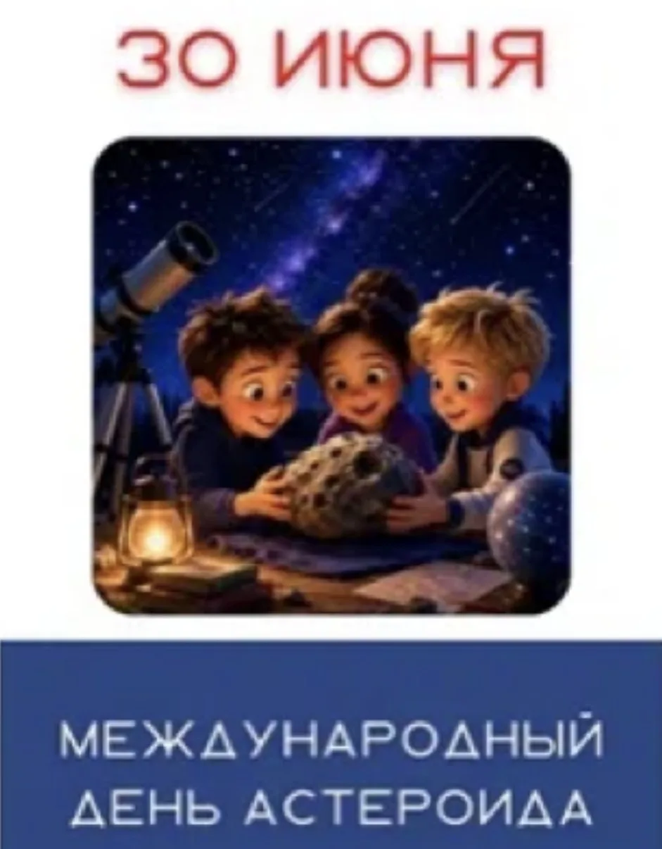 🌌 30 июня — Всемирный день астероида!
В этот день мы вспоминаем о загадочных и удивительных объекта