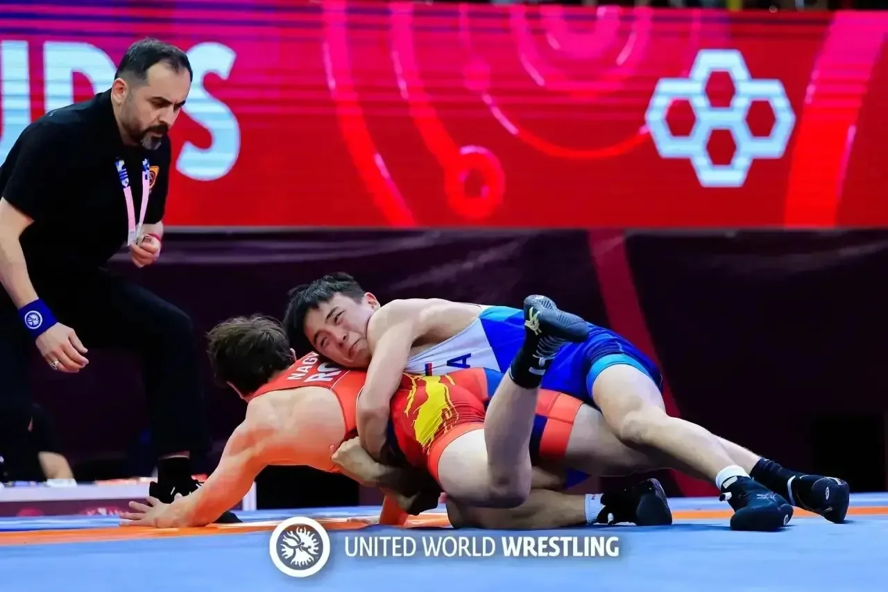 ⚡️Максим Монгуш стал победителем Первенства Европы U17 по вольной борьбе.  В финале весовой категори