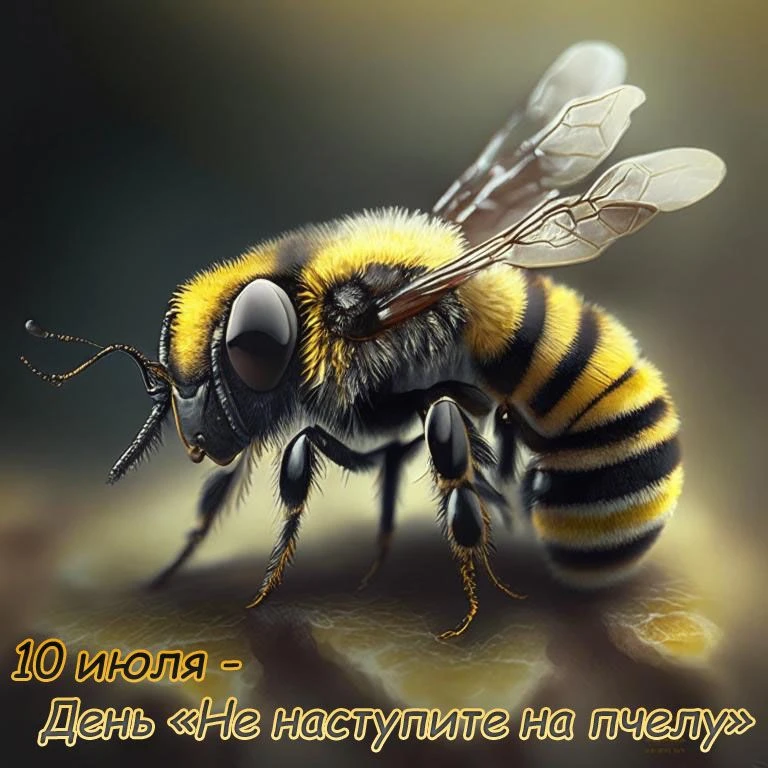 🐝 Лето, солнце, жара... и шуршание крыльев в траве!  
Сегодня, 10 июля, отмечается необычный, но оч