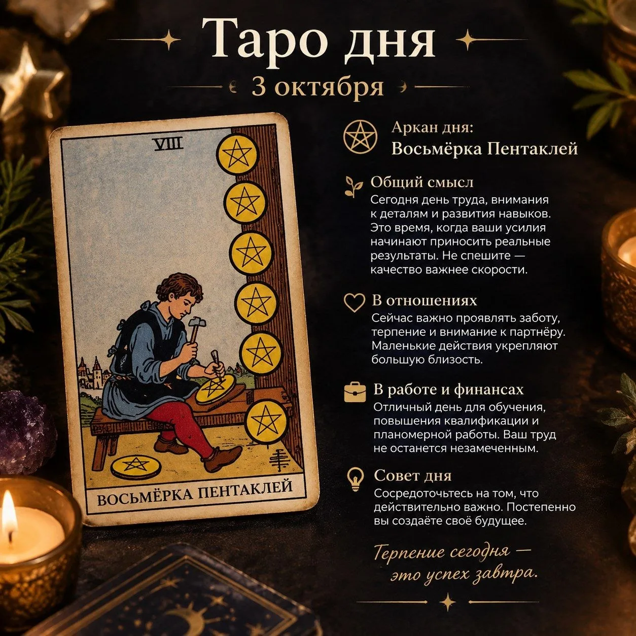 Таро дня — 3 октября 🔮