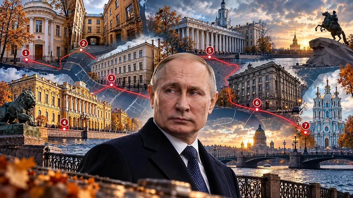 Новый необычный маршрут появился в Петербурге — по семи адресам из биографии Владимира Путина. Жител