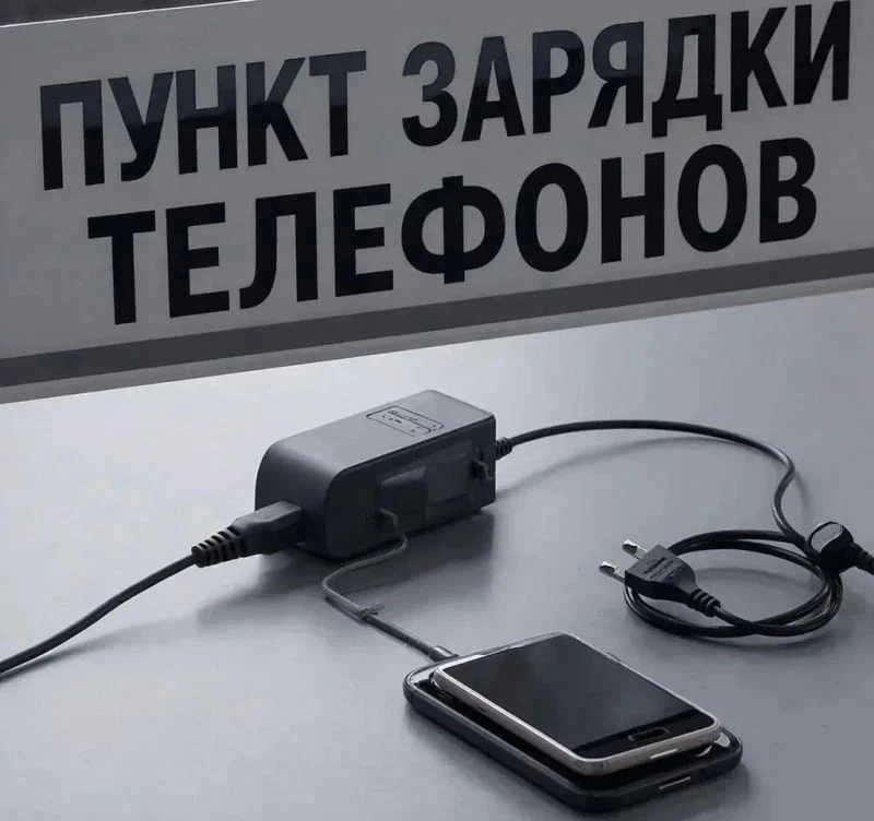 🔌 В Киевском районе Донецка работают пункты зарядки гаджетов