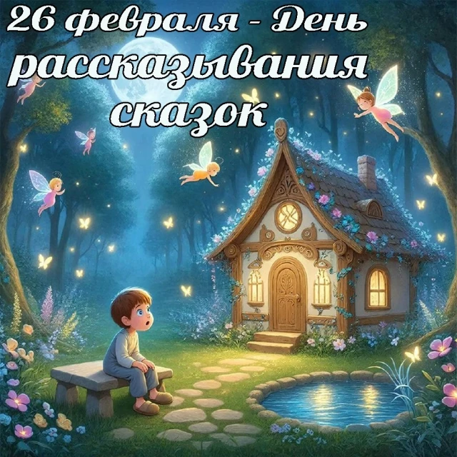 26 февраля отмечается День рассказывания сказок — неофициальный праздник, посвящённый искусству устн