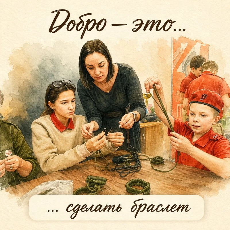 Добро это – ...

... сделать браслет