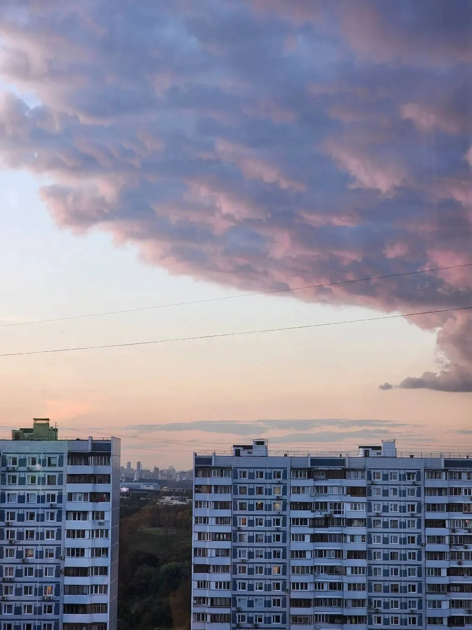 Природа рисует картины на небе 😍