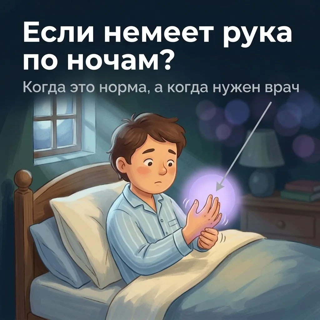 🖐️ Если немеет рука по ночам?