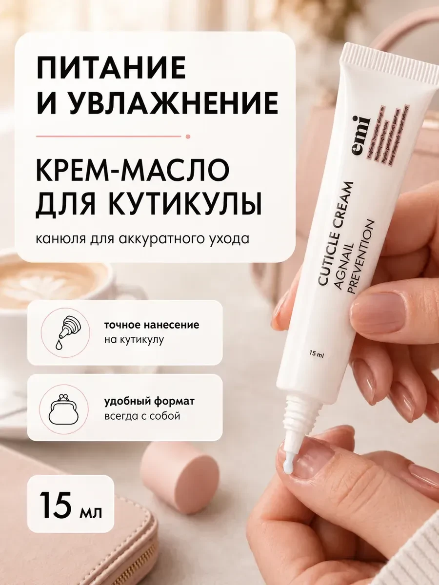 ⚡️ Крем масло для кутикулы против заусенцев, EMI