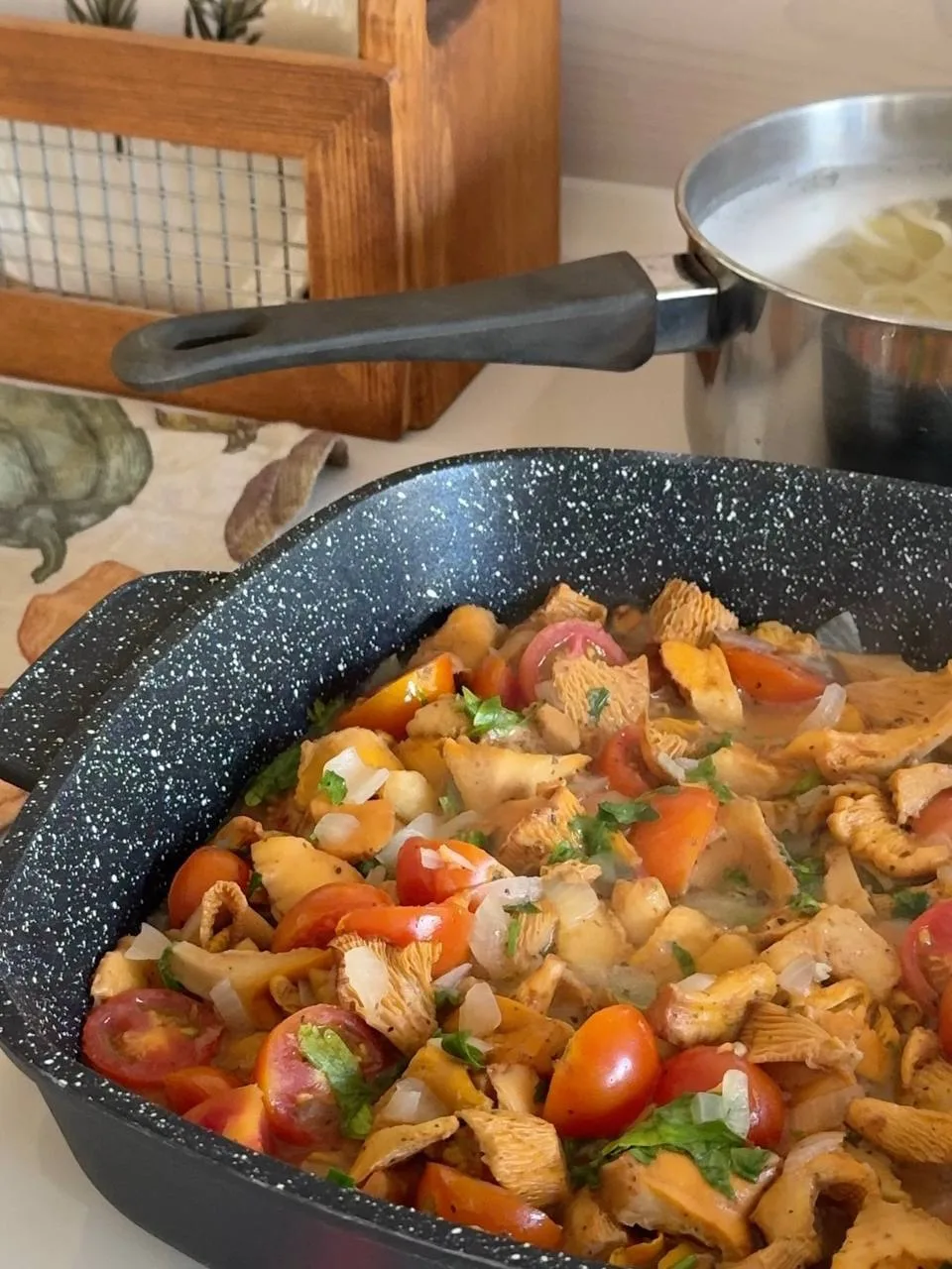 Сливочная паста с лисичками 🍝