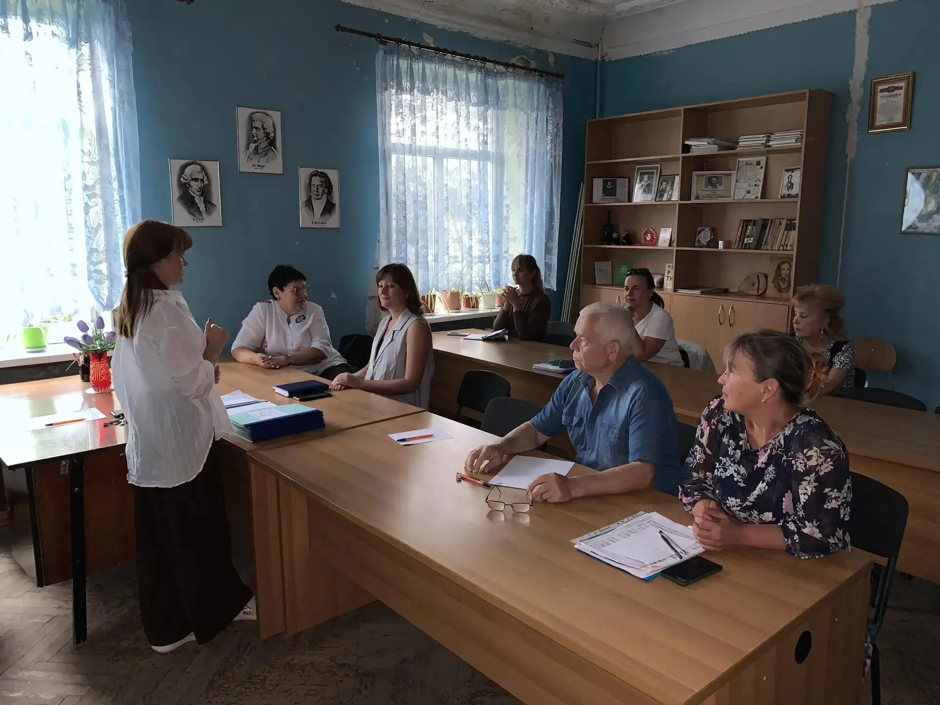 В МБУДО «Мангушская детская школа искусств» состоялся педагогический совет, посвящённый...