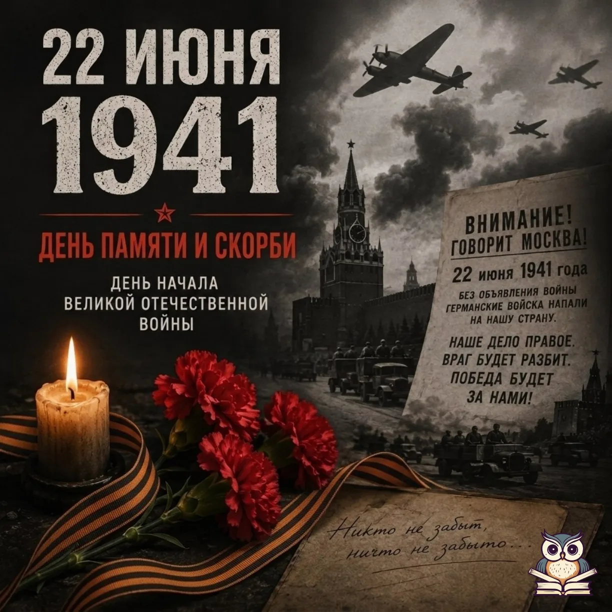 🕊️Их имена — наша слава

22 июня мы склоняем головы в скорбной тишине, вспоминая начало Великой Оте