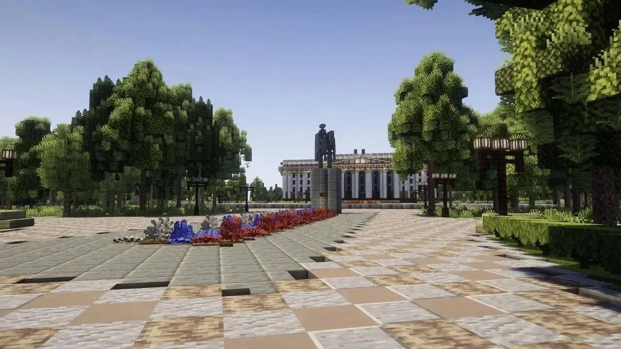 Тюмень построили в известной игре Minecraft   Компьютерные умельцы поделились фотографиями локаций г