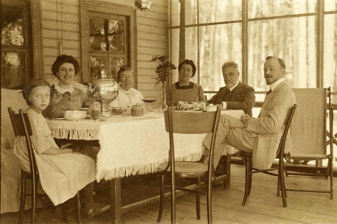 На даче. 1908 год.
