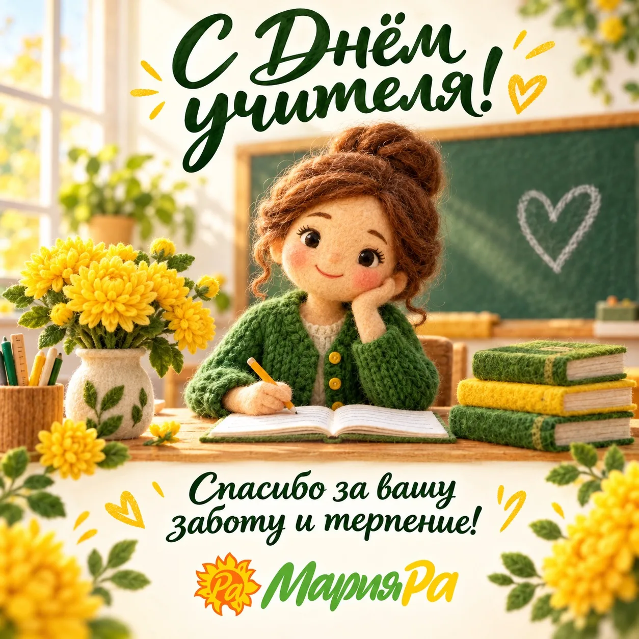 Дорогие учителя, с праздником 📚