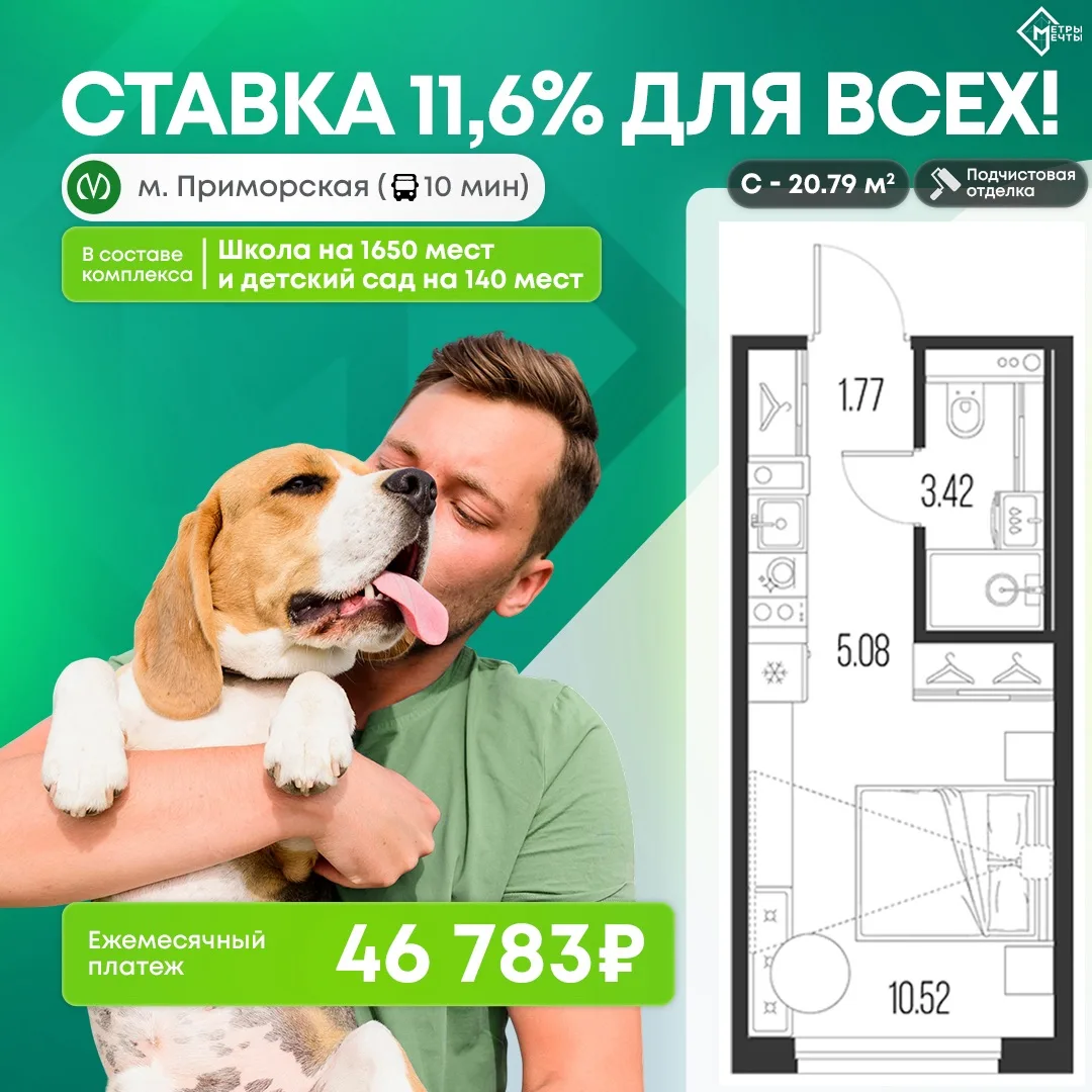 🔥 Ставка 11,6% для всех без удорожания!