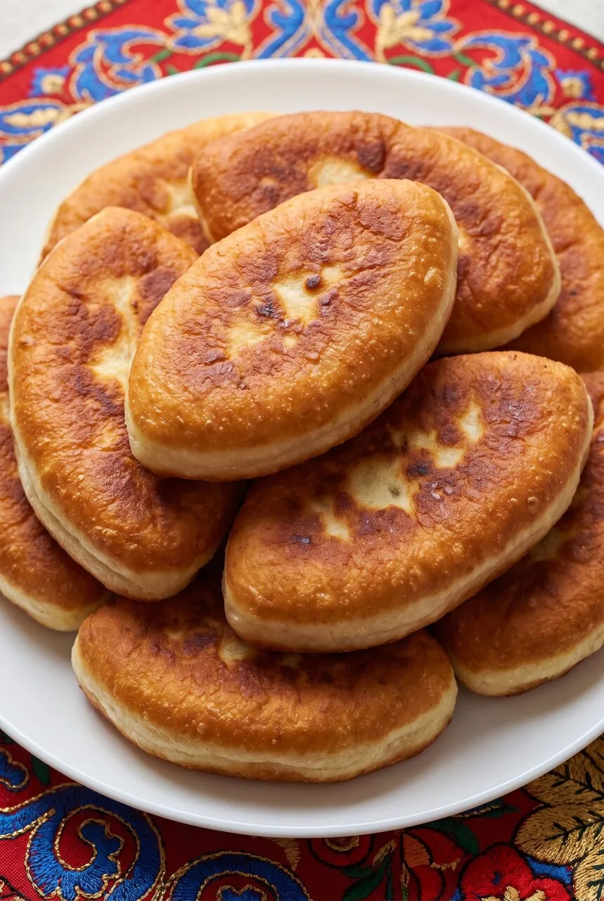 ЖАРЕНЫЕ ПИРОЖКИ С МЯСОМ И РИСОМ НА КАРТОФЕЛЬНОМ ТЕСТЕ — МЯГКИЕ И РУМЯНЫЕ БЕЗ МОЛОКА И ЯИЦ