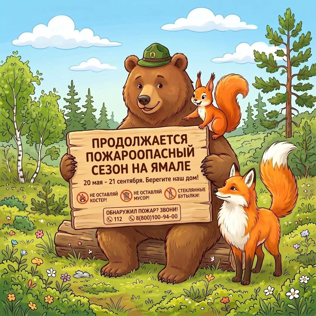 На Ямале с 20 мая по 21 сентября действует пожароопасный сезон

В этот период на природе особенно ва