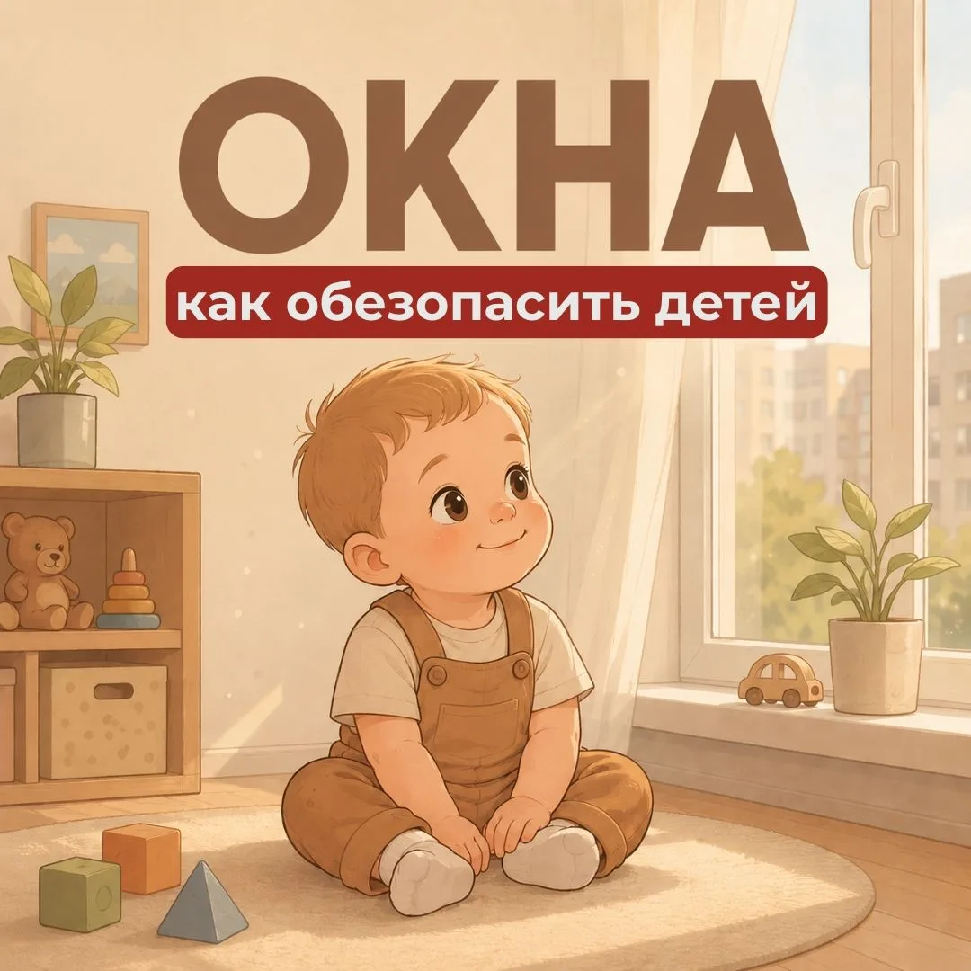 ❗ Не ждите трагедии: защитите детей от падения из окон