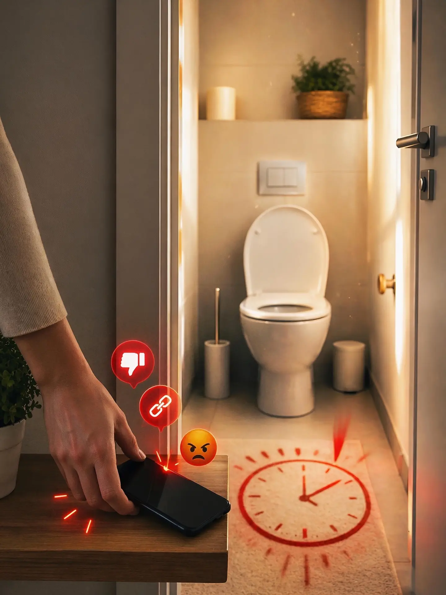🚽 Важная информация для жителей нашего города! Знали ли вы, что долго сидеть на унитазе может быть в