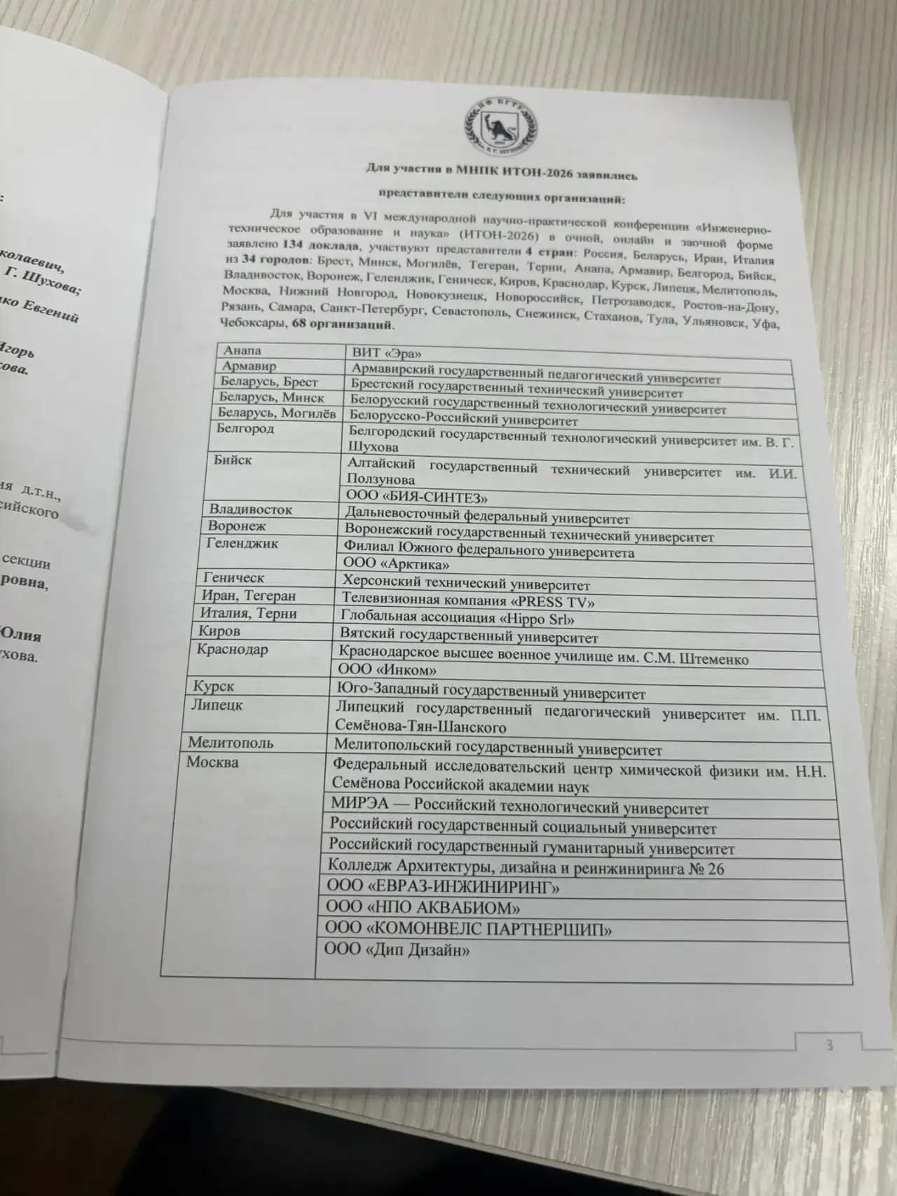 📢 Анапский индустриальный техникум на международной конференции ИТОН-2026  Представители Анапского и