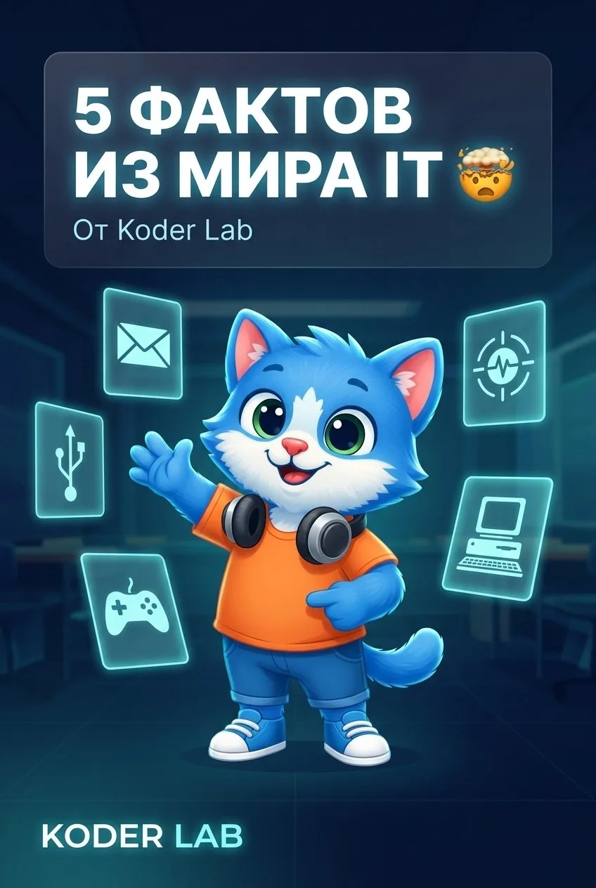 💡 5 интересных фактов из мира IT от Koder Lab