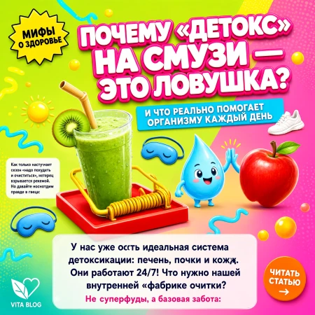 Почему «детокс» на смузи — это маркетинг?