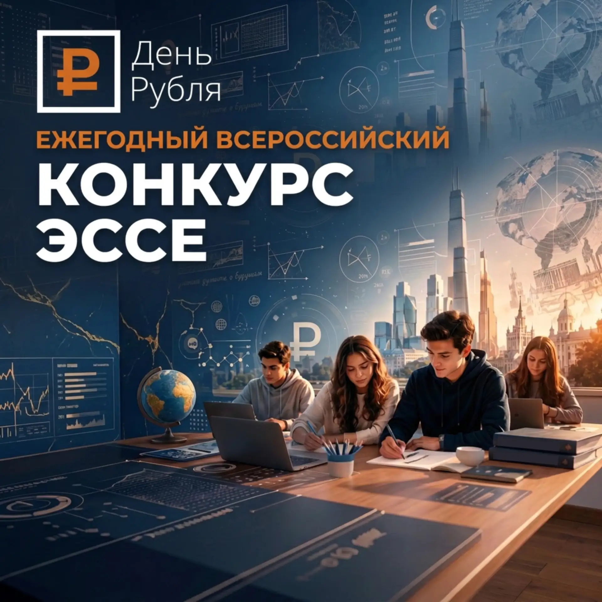 💸Стартовал Всероссийский конкурс эссе «День рубля» - ежегодное Всероссийское мероприят...