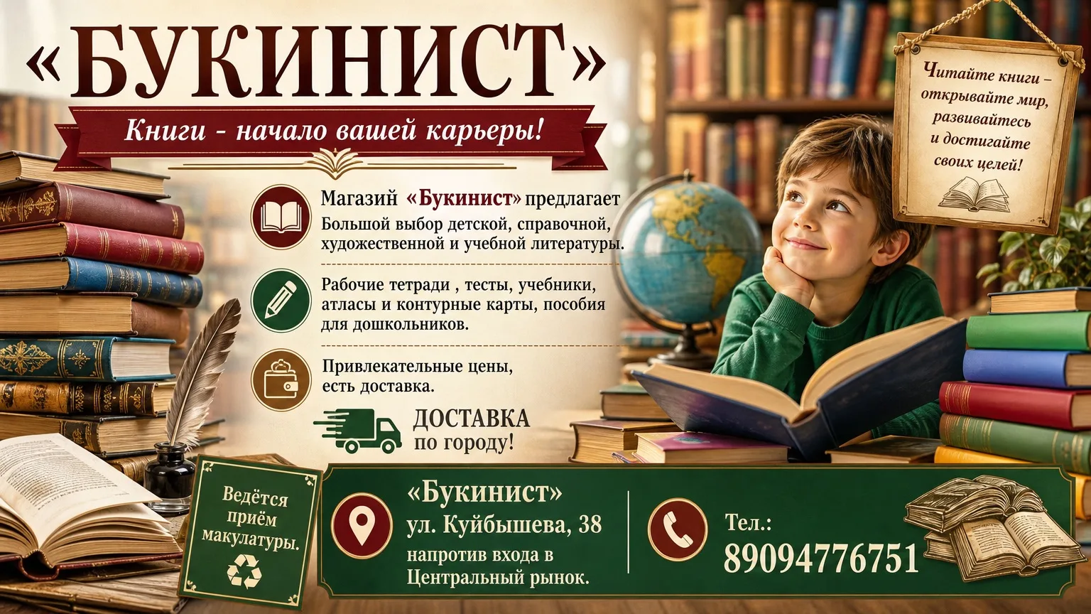 Книги - начало вашей карьеры!