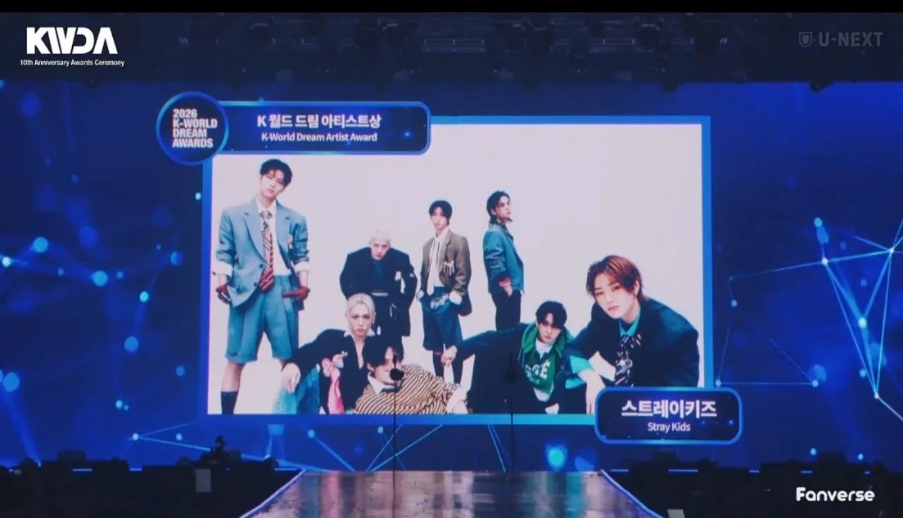 Stray Kids выиграли ‘K-World Dream Artist Award’ на KWDA 2026✨