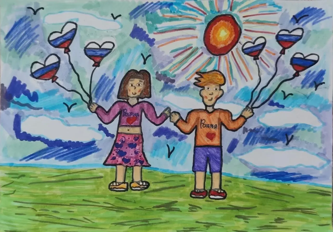 😍Делимся с вами семейным творчеством юных талантов.
Бряхно Екатерина, 8 лет
Бряхно Анастасия, 5 лет