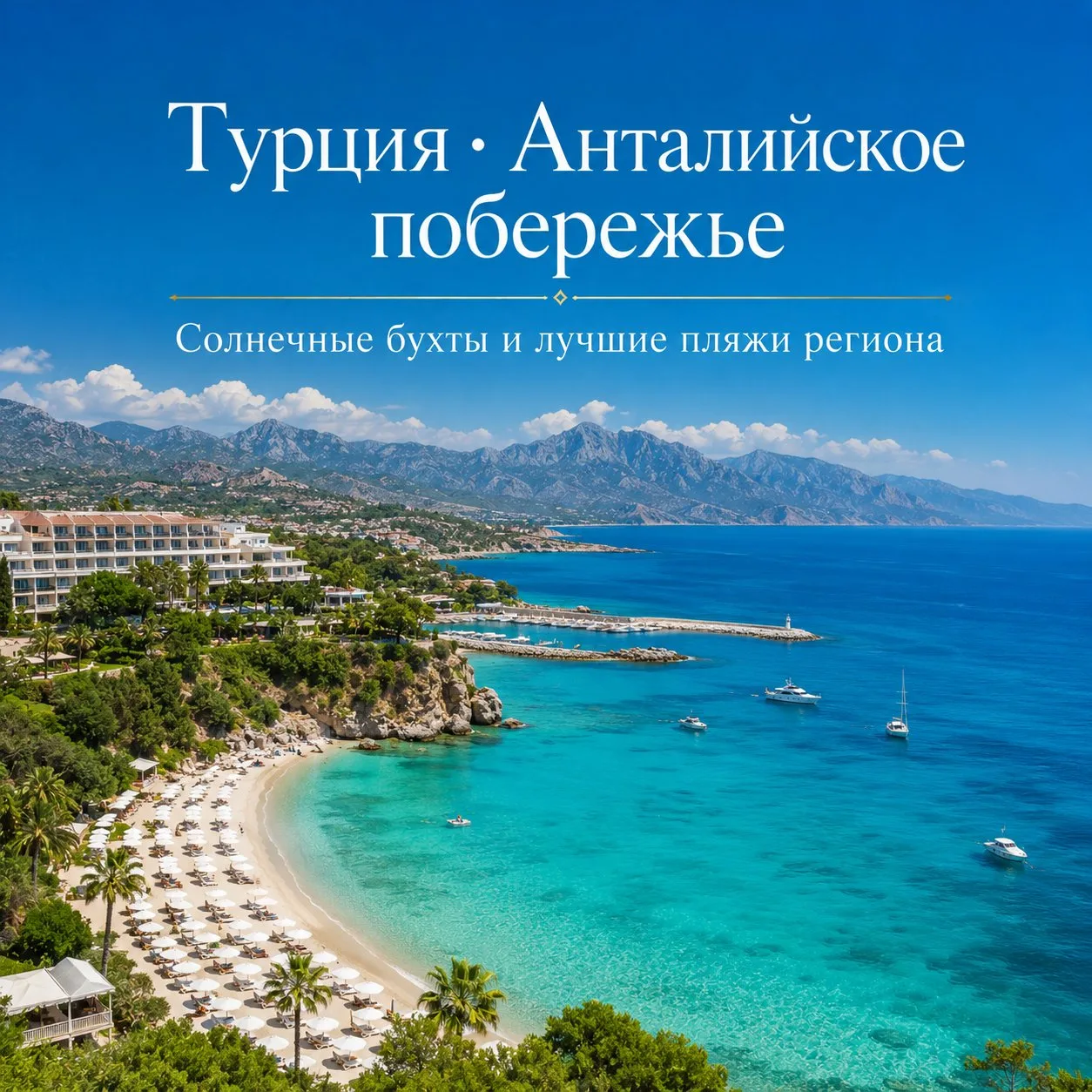 ✨ Туры в Турцию · Анталийское побережье