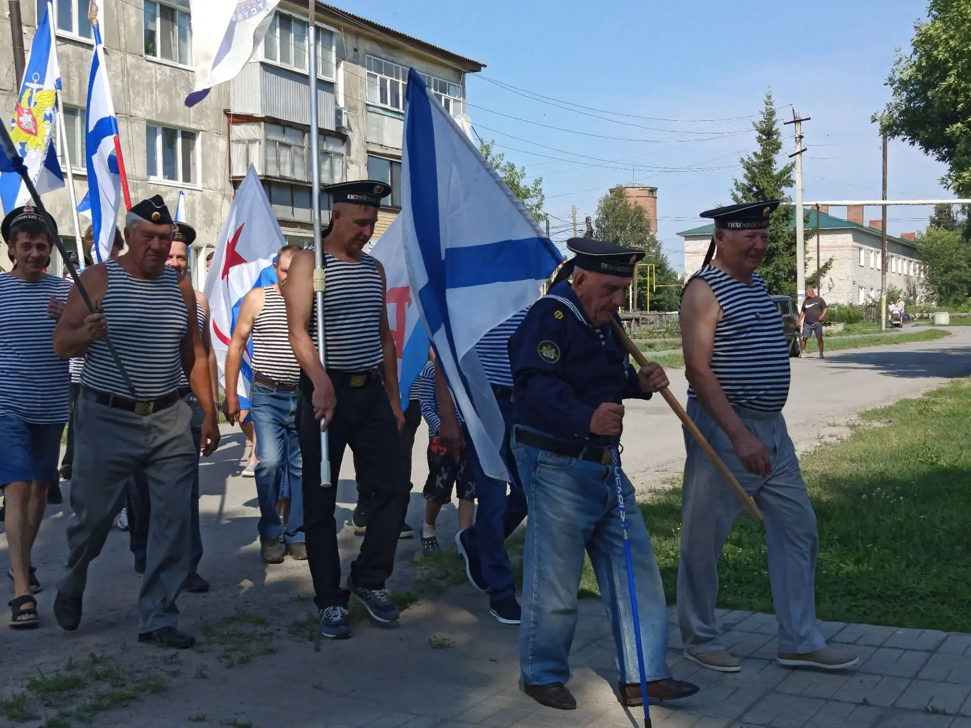 В парке «Патриот» поселка Майна отметили День Военно-морского флота России! ⚓