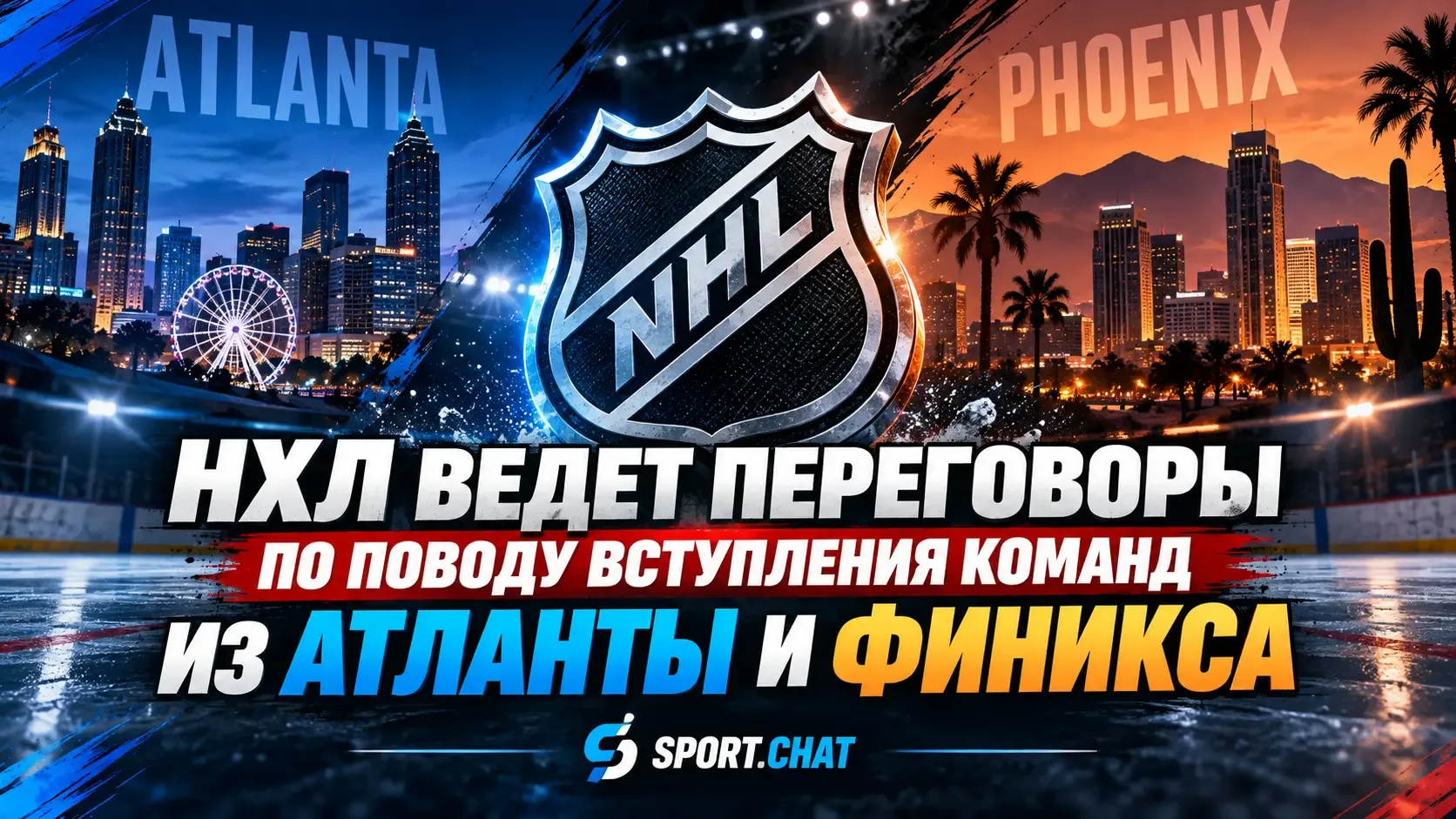 НХЛ ведёт переговоры о возвращении команд в Атланту и Финикс