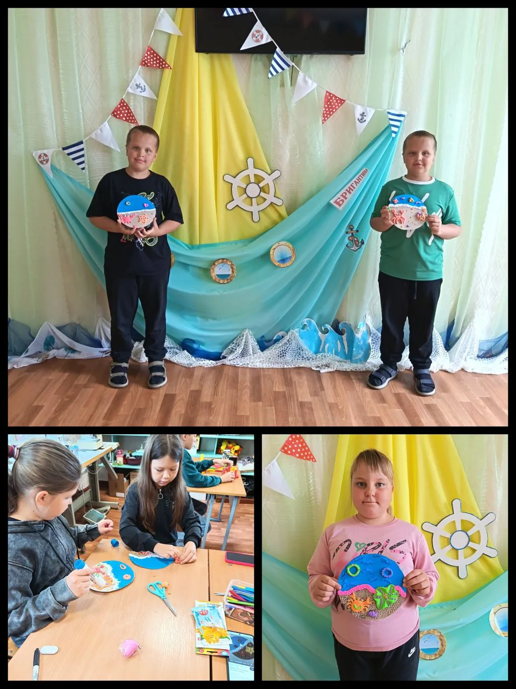 🌈. Сегодня мы провели время на острове Импровизаций. 🧑‍🎨🫅🧜🤹
🌈. На наших кораблях⛵ полным ходо