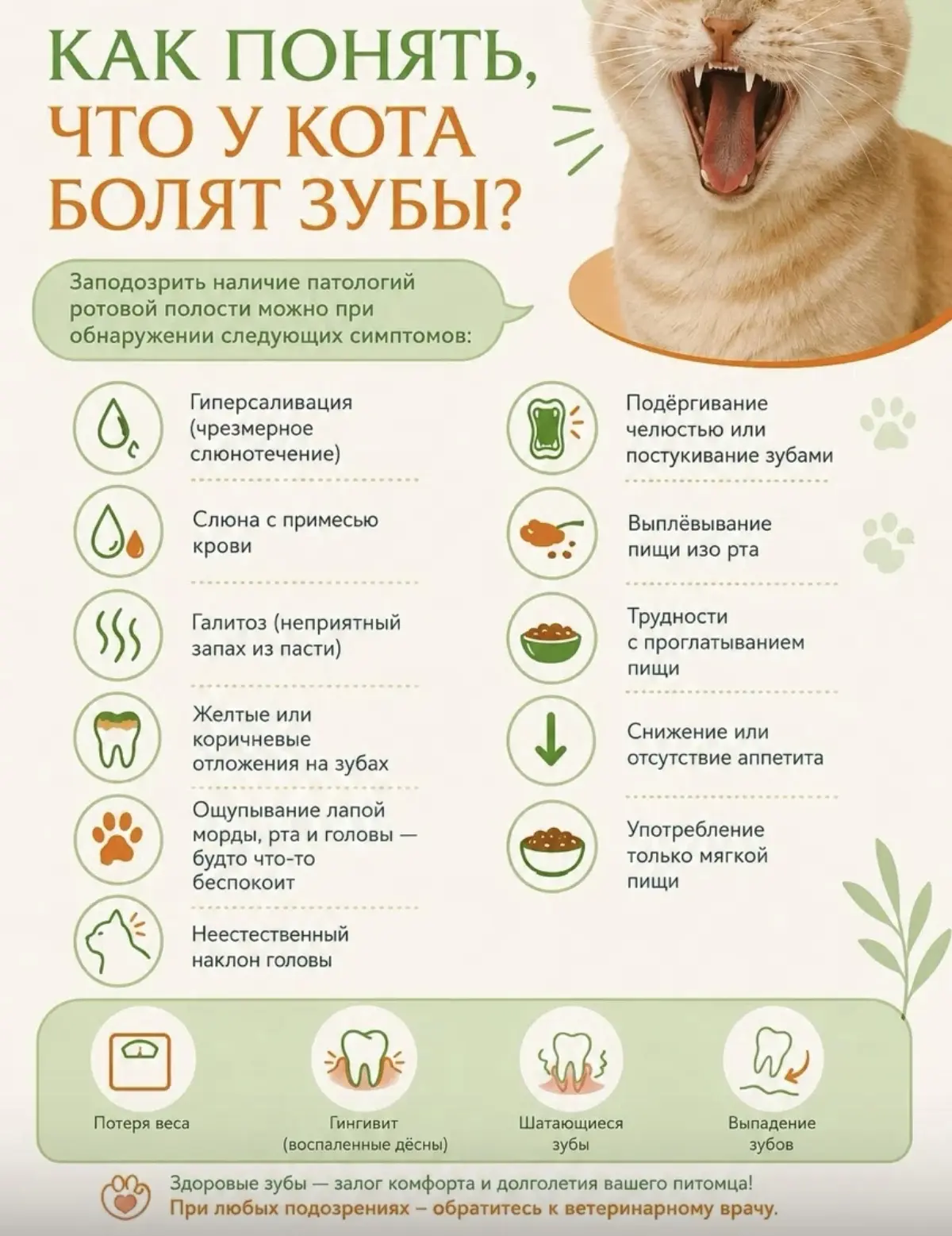 👆Заметили признаки, пора к врачу!
