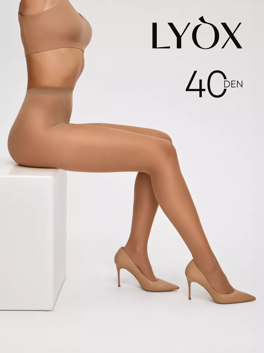 ⚡️ Колготки капроновые с шортиками 40 ден, LYOX