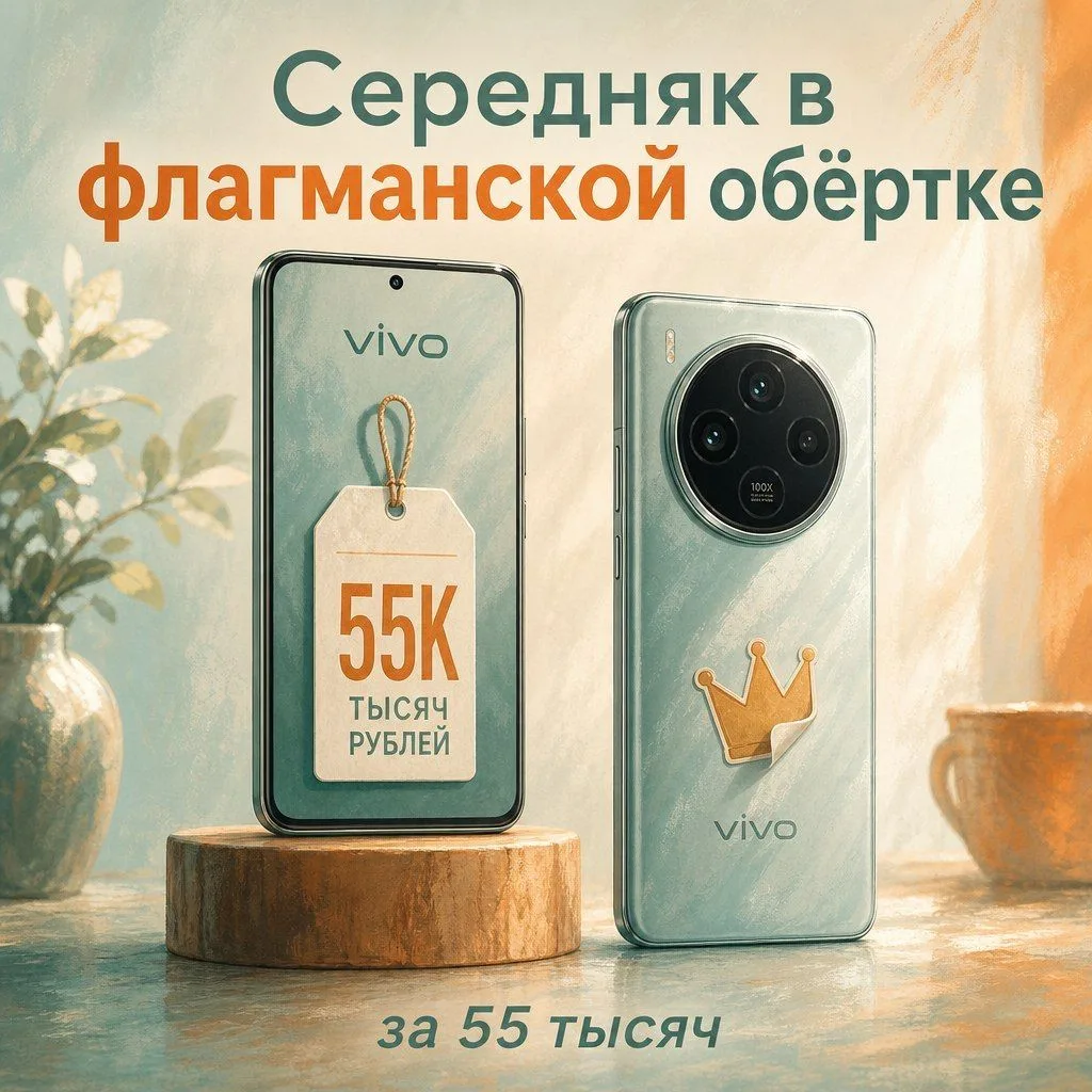 Посмотрел на vivo X300 E и как-то расстроился. Это же S60 Pro, обычная серединка, которой сменили им