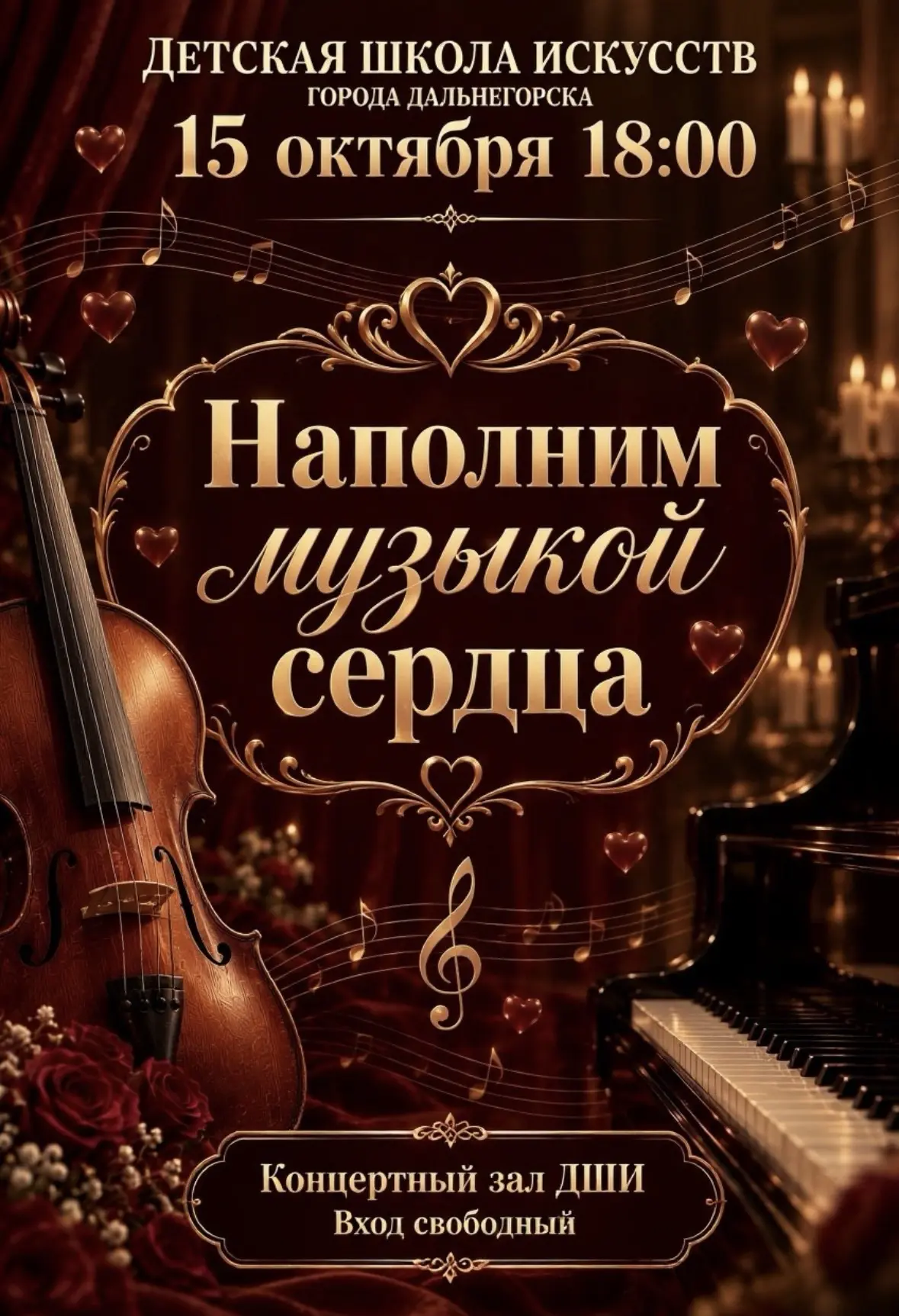 «Наполним музыкой сердца»: концерт в школе искусств