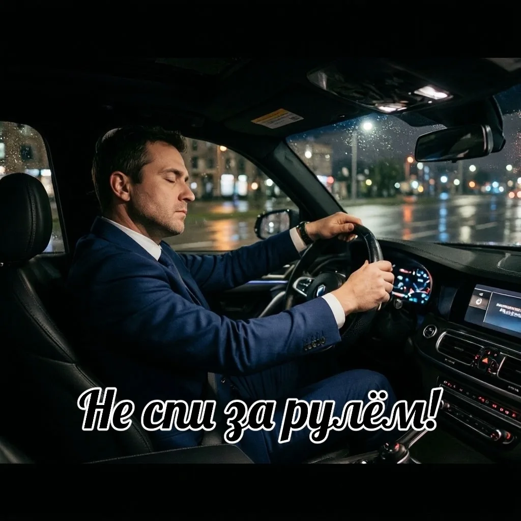 ⚡️Советы как не уснуть за рулем.