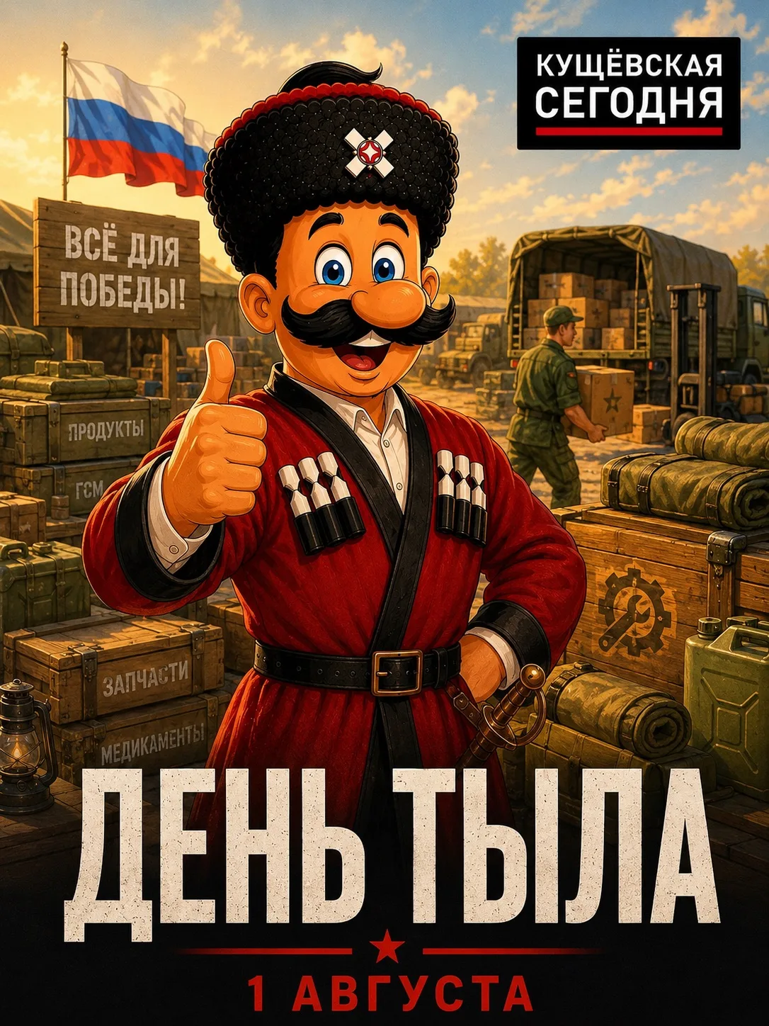 🎖 1 августа — День тыла Вооружённых сил России

Сегодня поздравляют тех, кто обеспечивает армию все