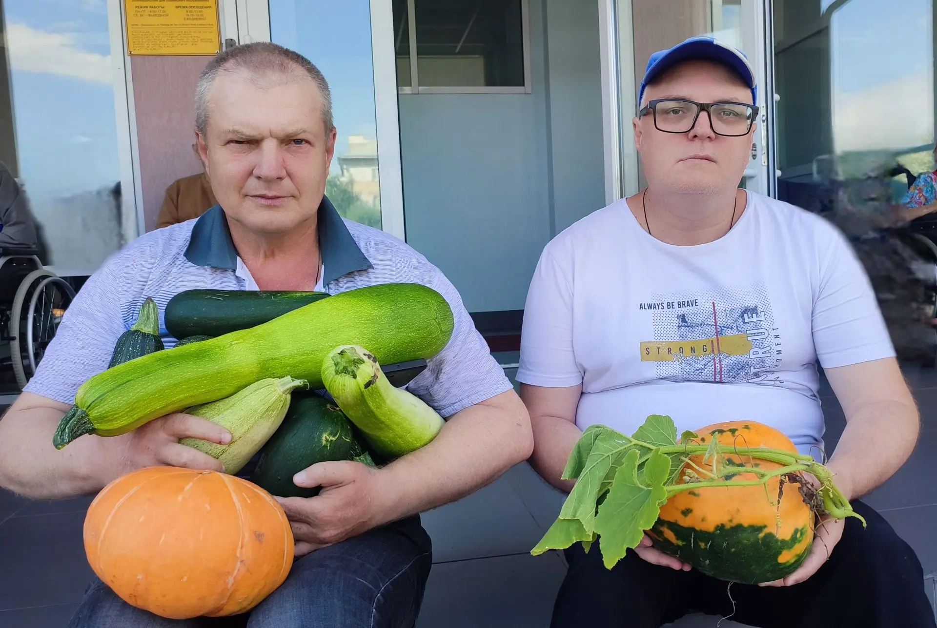 Вот наш ещё один кабачковый и тыквенный урожай!