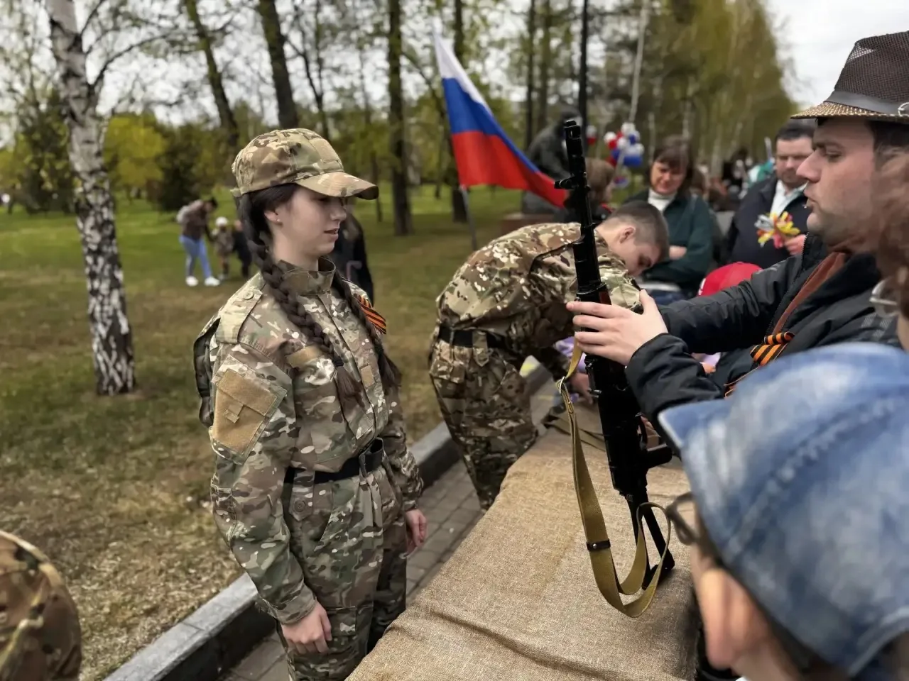 🇷🇺Сегодня, в честь празднования 81-й годовщины Великой Победы, учащиеся нашего военно-патриотическог