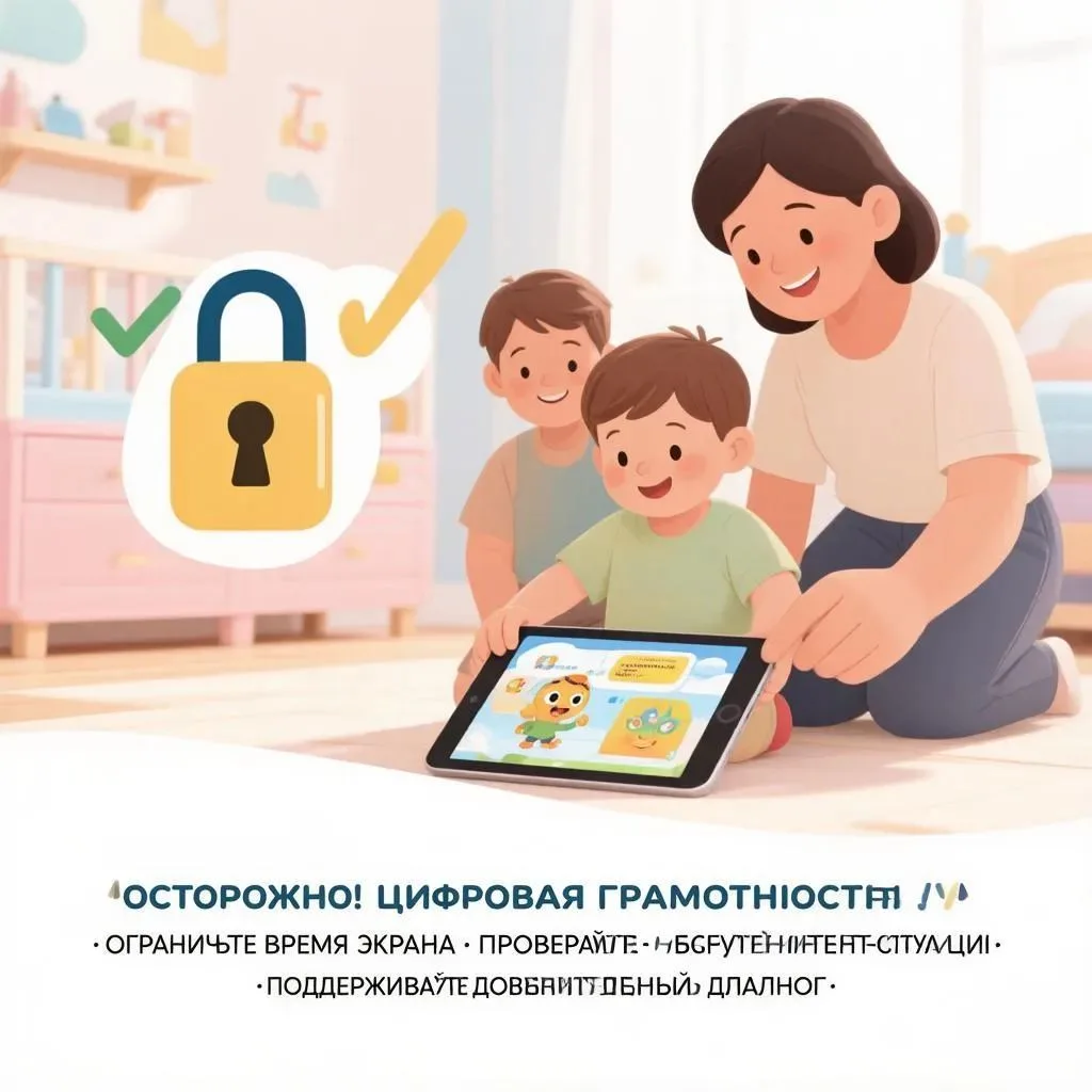 Памятка для родителей: безопасность дошкольника в цифровом пространстве