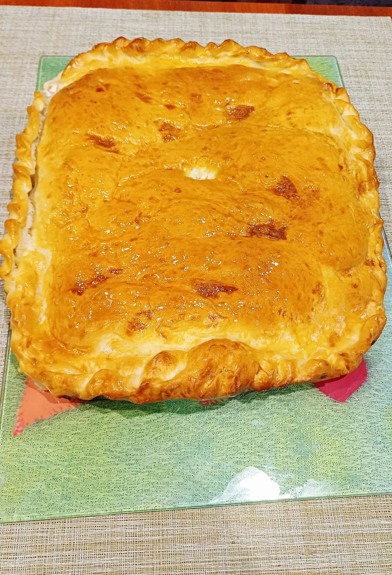 Всем доброе утро! У меня на завтрак рыбный пирог😋 Приятного аппетита мне и кто кушает!🤗