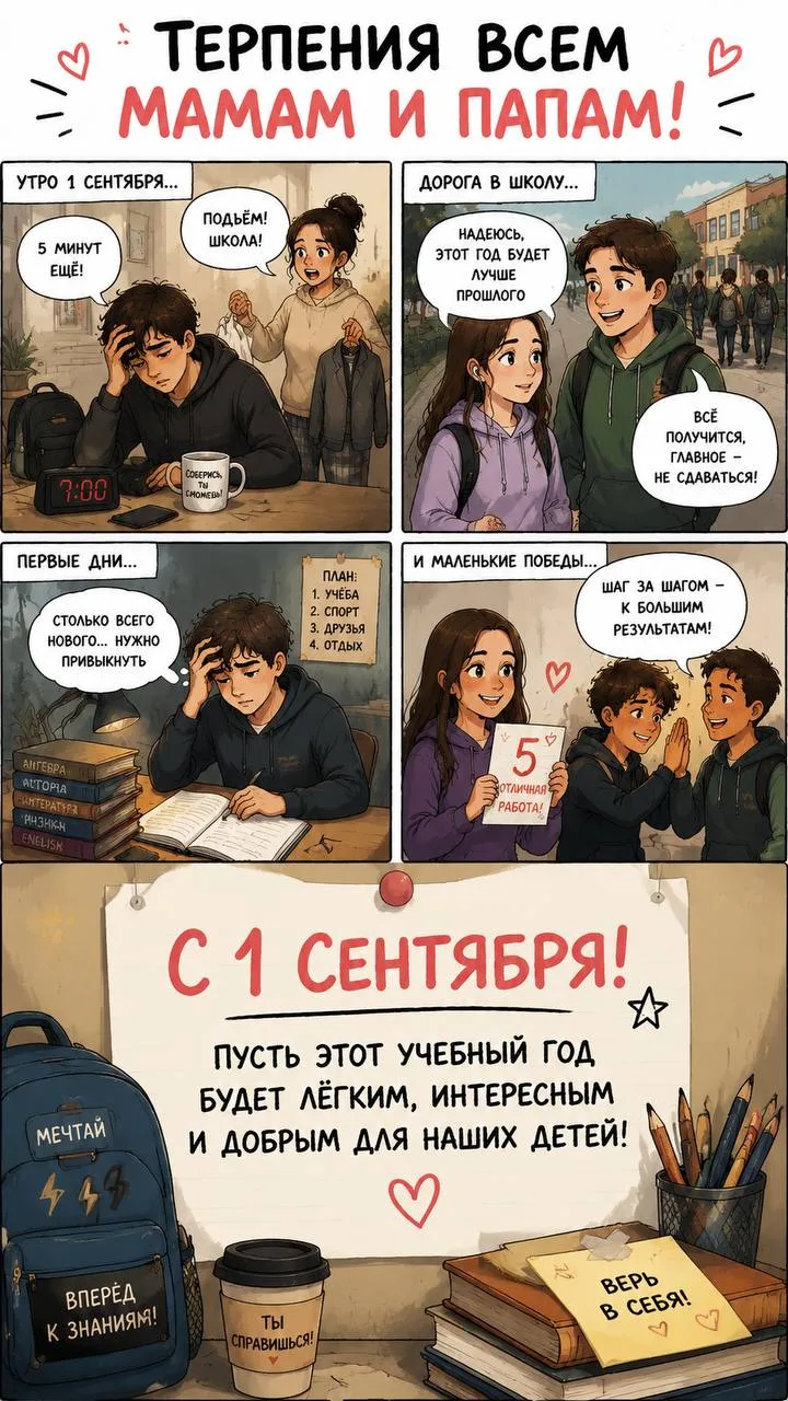 С 1 сентября! 🎒✨