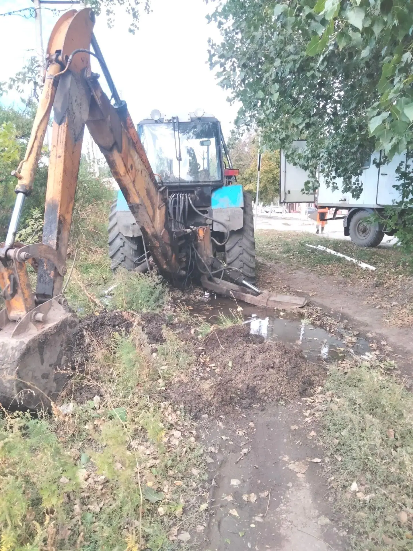 Аварийно-восстановительные работы в городе Гуково