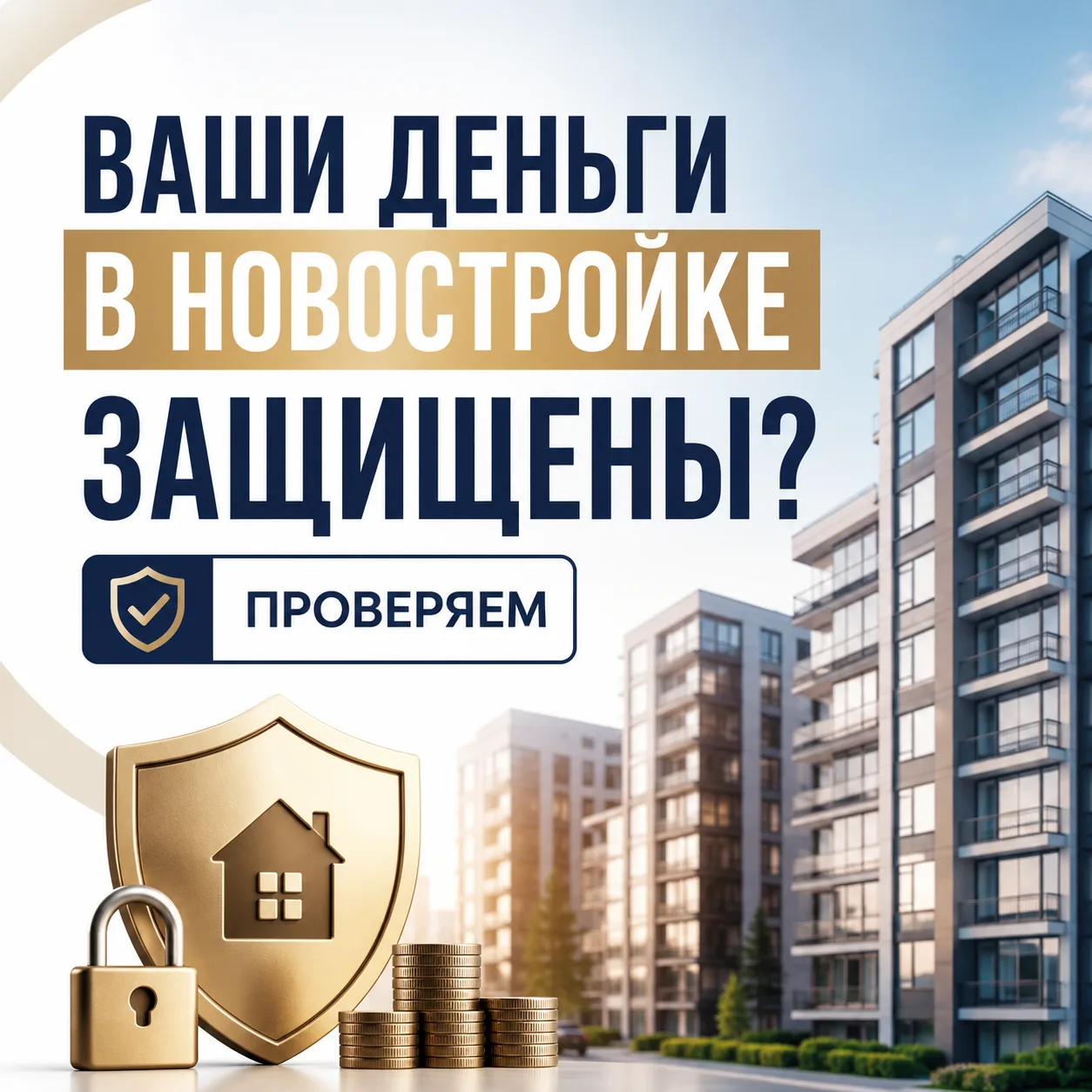 🏠 Покупаете квартиру в новостройке? А знаете, где находятся ваши деньги до сдачи дома?