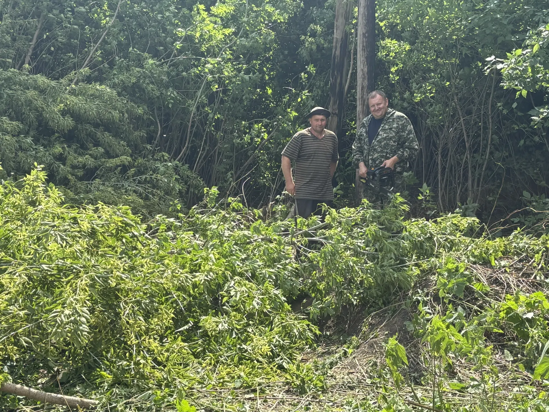 🌳 Благоустройство в с. Перволочное: наводим порядок возле важного объекта!