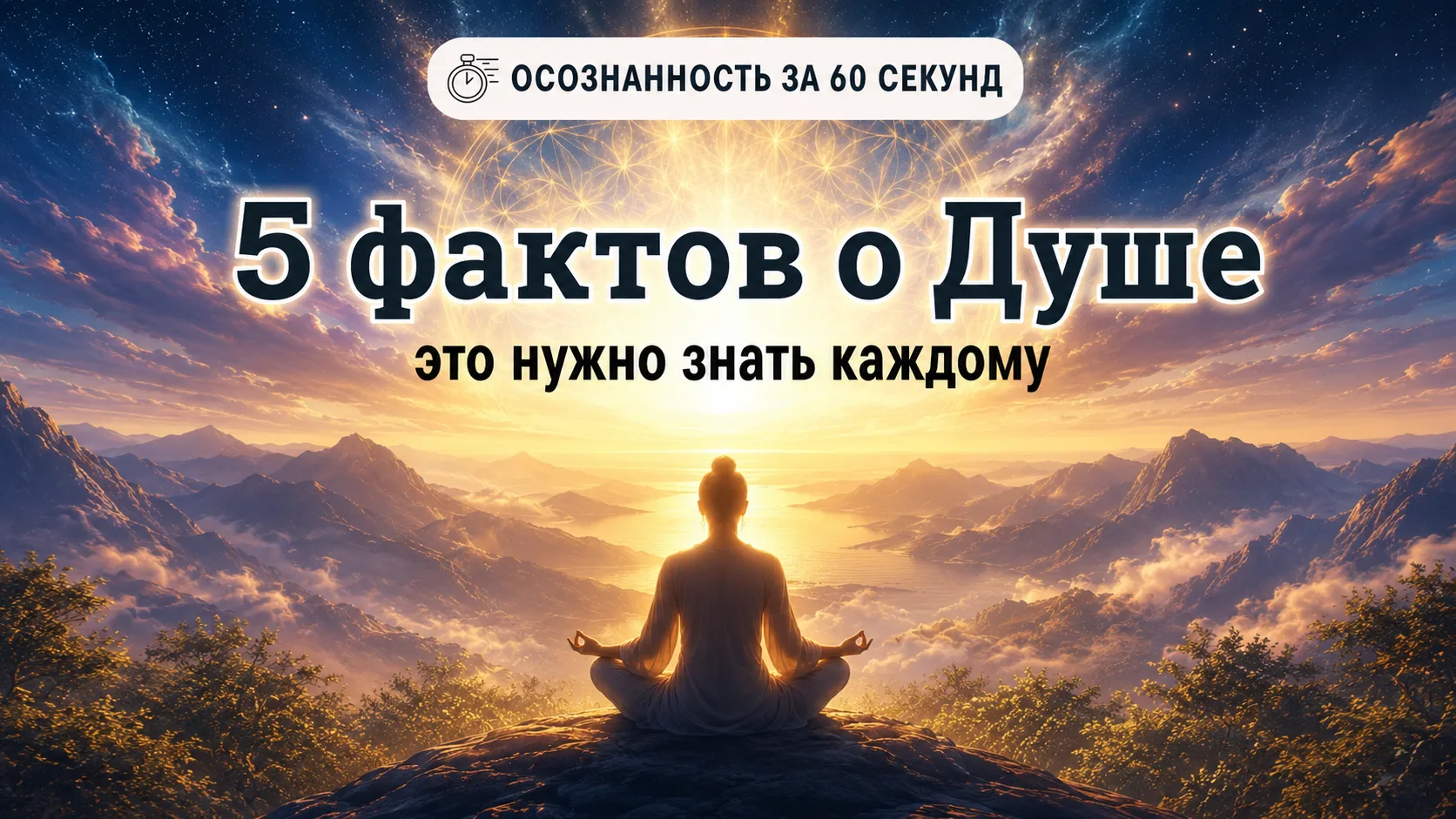 5 фактов о Душе, которые нужно знать каждому

Они приведут вас к Просветлению...

1. Наша Душа изнач