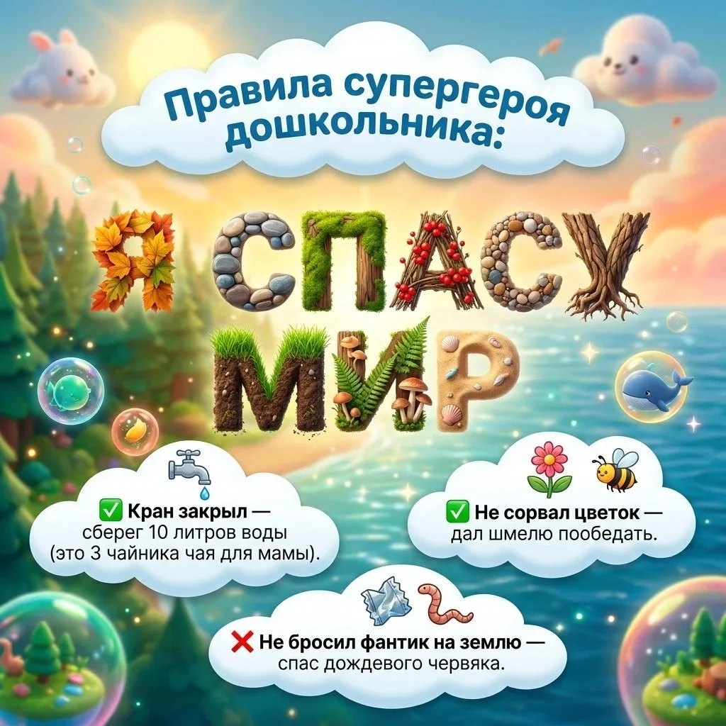 Маленькие экологи и большое сердце природы! 🤔

Просто остановитесь на секунду и понаблюдайте за д