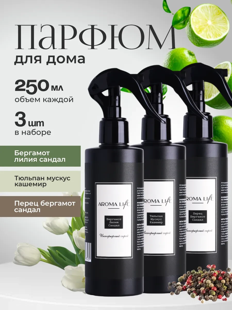 ⚡️ Освежитель воздуха парфюмированный ароматизатор для дoма, aroma life